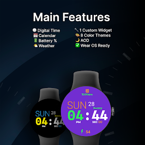 Simple Tenth Watch Face Screenshot 1
