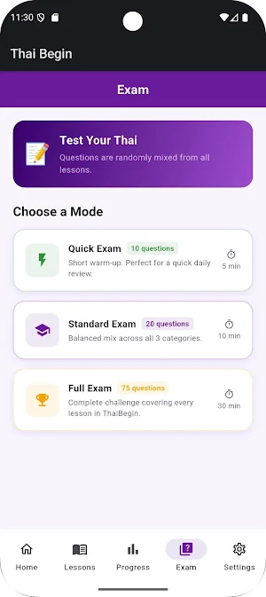 ThaiBegin – Learn Thai Script Screenshot 3