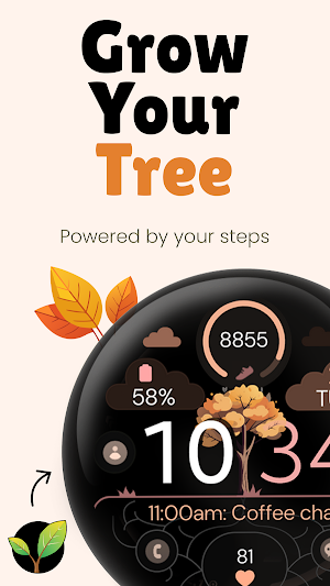 Digital Tree v3 Watch Face Screenshot 0