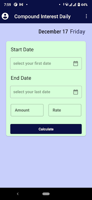 COMPOUND INTEREST DAILY Screenshot 3