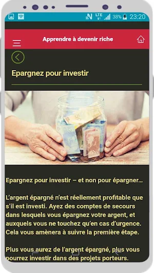 Apprendre à devenir riche - Guide et astuces Screenshot 1