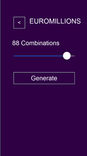 Lottery Combinations Generator Screenshot 1