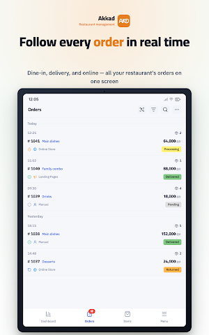 Akkad - Restaurant Management Screenshot 3