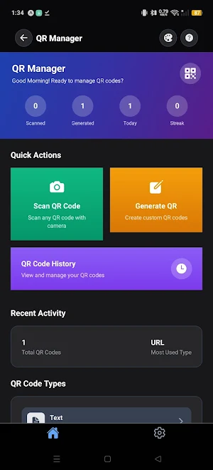 QR Code Manager Pro Screenshot 0