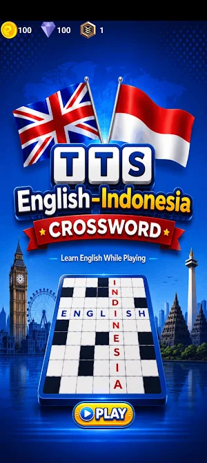 TTS Indonesia–EnglishCrossword Screenshot 1