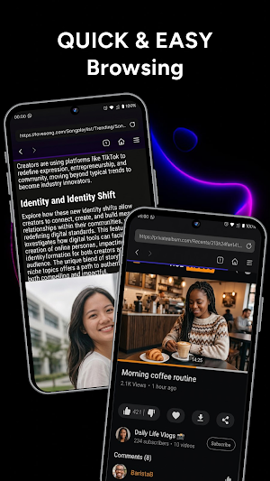 Private Browser & Secure VPN Screenshot 1