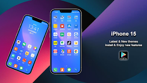 Launcher iOS - iPhone 15 Pro Screenshot 1