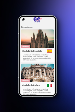 GoEmigro Screenshot 1