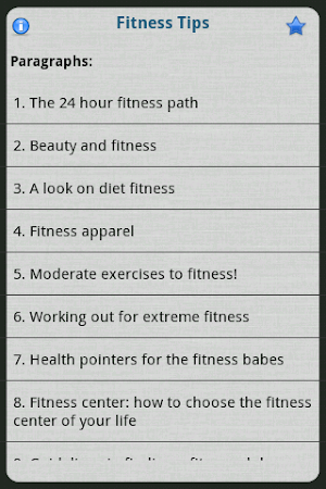 Fitness Tips Screenshot 1