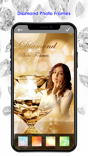 Diamond Photo Editor & Frames Screenshot 3