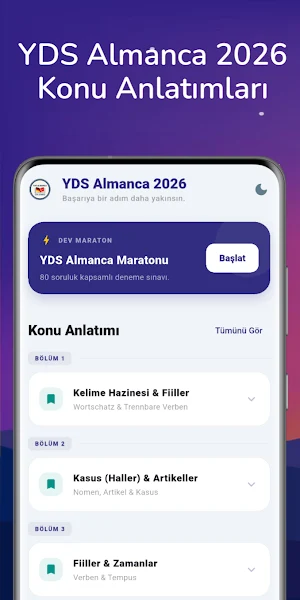 YDS Almanca Soru Bankası 2026 Screenshot 0