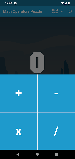 Math Operators Puzzle (abcd=e) Screenshot 1