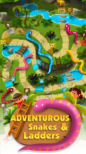 Adventurers Snakes & Ladders Screenshot 1