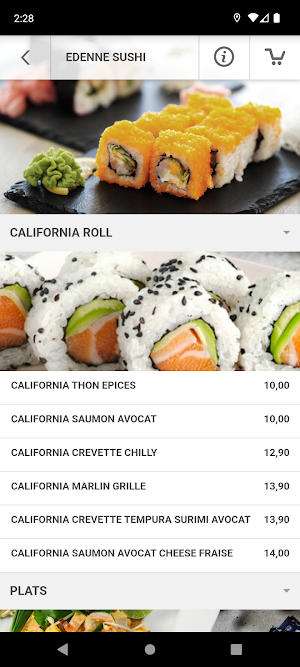 Restaurant EDENNE SUSHI Screenshot 1