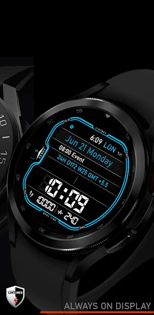 Digital Dual Time Watch 002 Screenshot 2