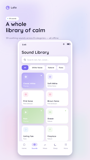 Lulla: Baby Sleep White Noise Screenshot 1