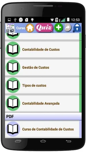 Curso de Contabilidade de Custos Screenshot 2