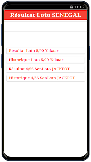 Loto Yakaar & SenLoto résultat Screenshot 1