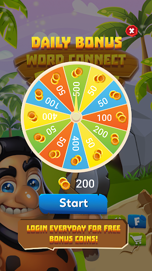 Word Connect - Stone Age Screenshot 1