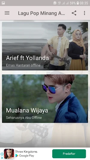 Lagu Pop Minang Arief ft Yollanada - Emas Hantaran Screenshot 2