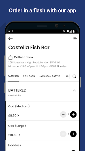 Castella Fish Bar Screenshot 0