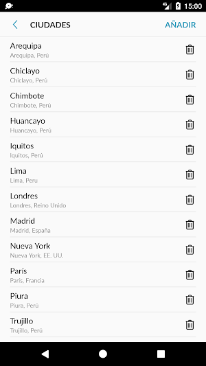 Peru weather Screenshot 3