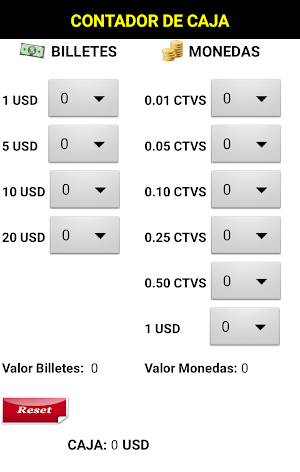 Cuadre de caja chica Screenshot 2