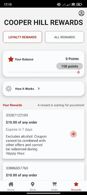 Cooper Hill Pizzeria Screenshot 2