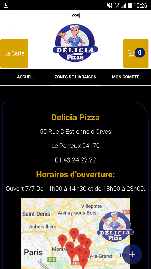 Delicia Pizza Screenshot 3