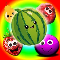Drop fruits, sweet merge game