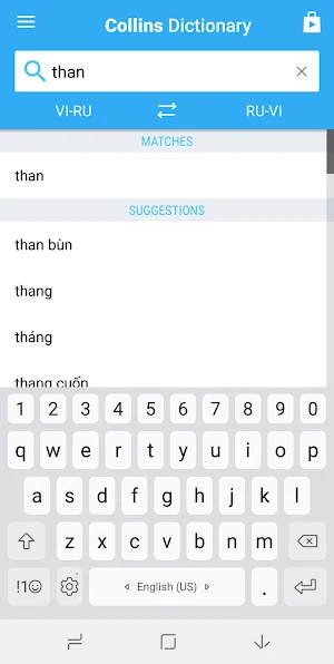 Vietnamese-Russian Dictionary Screenshot 3