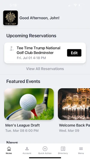 Trump Golf Bedminster Screenshot 1