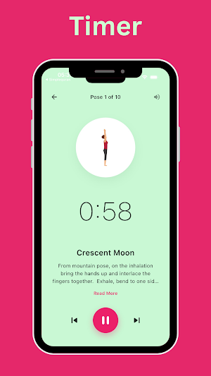 Yoga Workout: Poses & Routine Screenshot 2