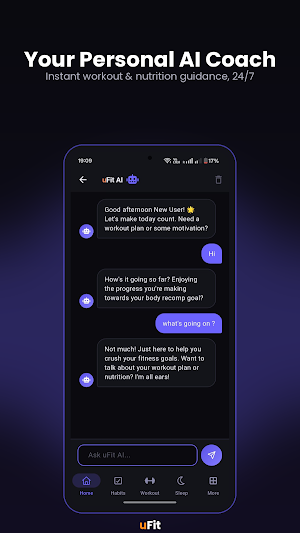 uFit: AI Fitness Tracker Screenshot 1