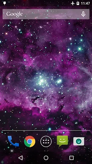 Galaxy Nebula Live WP Screenshot 0