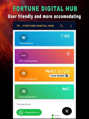 Fortune Data Screenshot 1