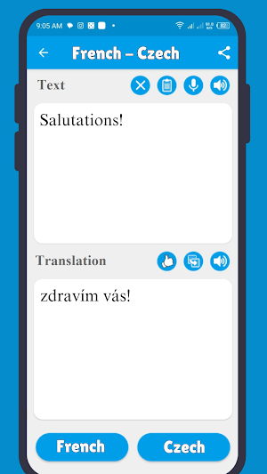 Traduction Français Tchèque Screenshot 0