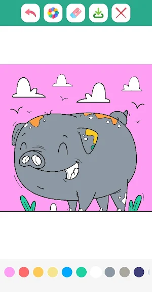 Farm Animals Coloring Book Screenshot 0