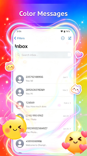 Color Messages Screenshot 1