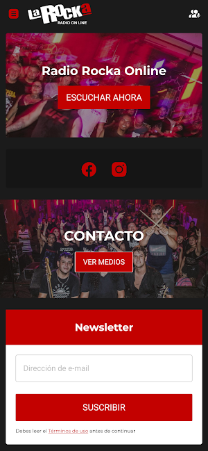 La Rocka Radio Online Screenshot 0
