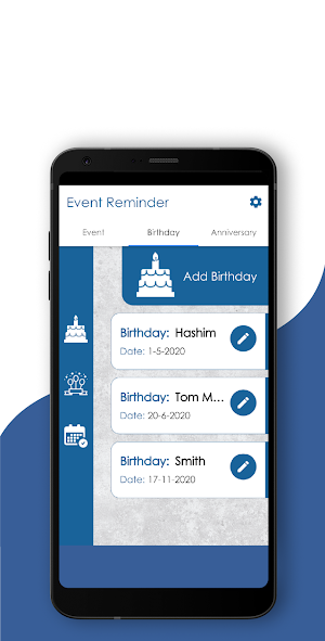 Event Reminder App Screenshot 2