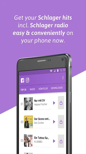 Schlager Charts & Radio - German Schlager Hits Screenshot 3