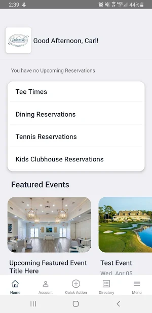 The University Club of Memphis Screenshot 1