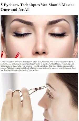 Eyebrows Techniques Tips Screenshot 1