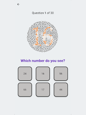 Color Blind Test Screenshot 3
