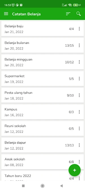Catatan Belanja Harian Screenshot 1