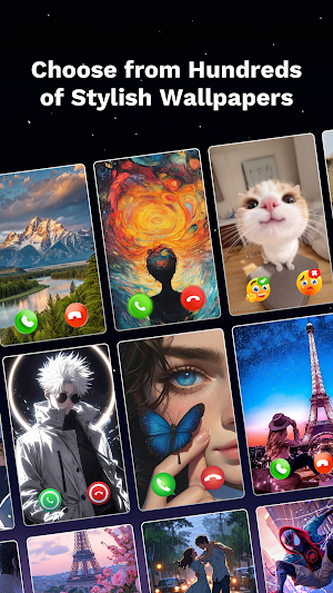 Call Screen Wallpaper Screenshot 1