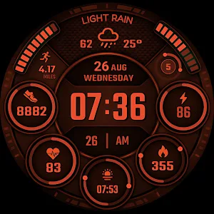 Sci Fi Tactical Watch Face Screenshot 3
