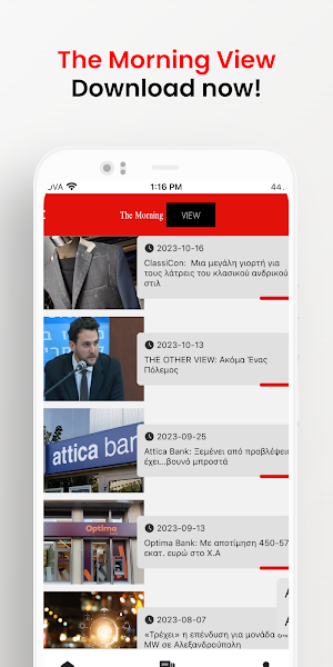 The Morning View App Screenshot 2