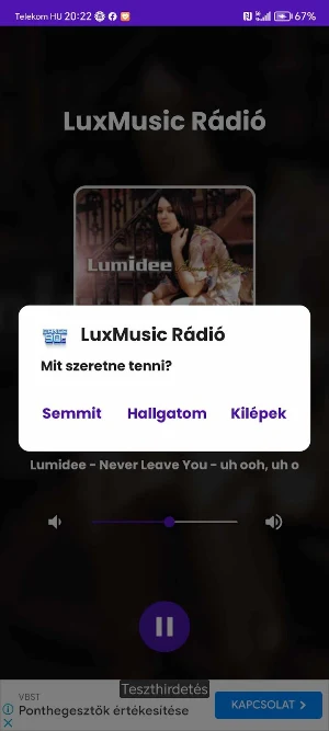 LuxMusic Rádió Magyarország Screenshot 1